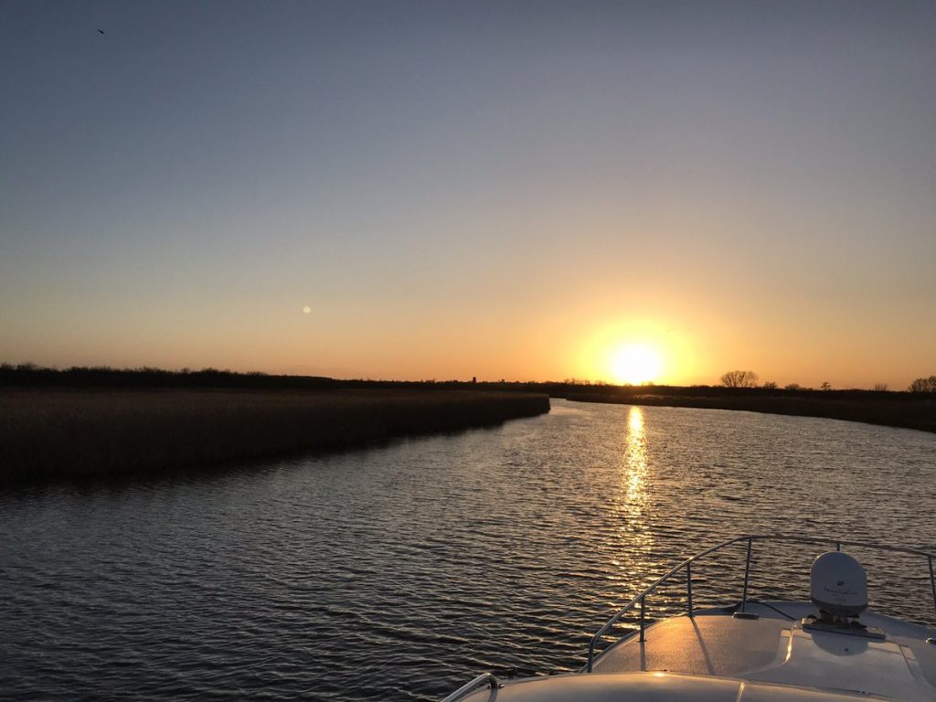 Sunsets On The Norfolk Broads Herbert Woods